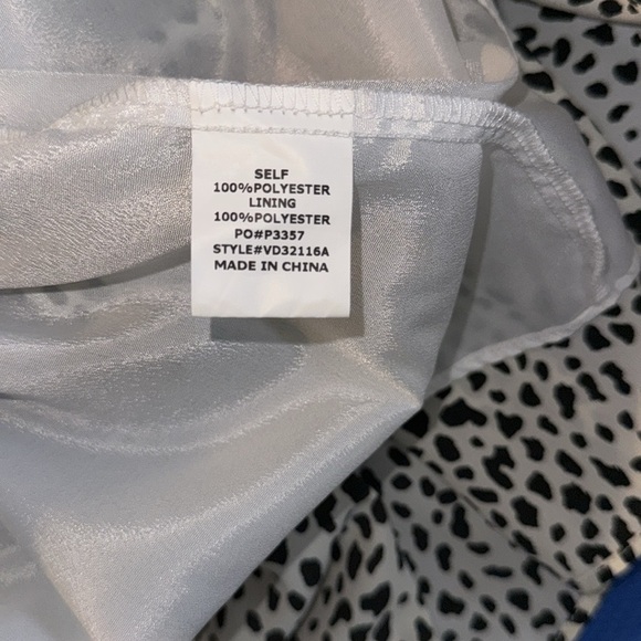 VINE & LOVE Black and White Spotted Dress - Picture 5 of 5